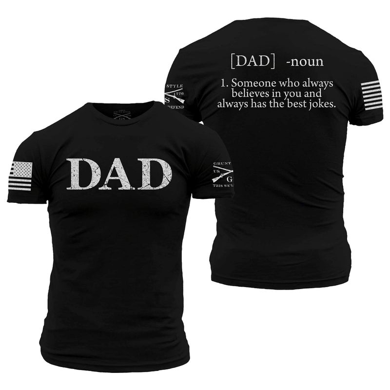 Grunt Style Dad Defined - Men's T-Shirt (Black, XX-Large) - Image 1